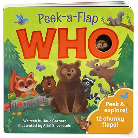 Who: Peek a Flap Childrens Board Book - Jaye Garnett [KSIĄŻKA]
