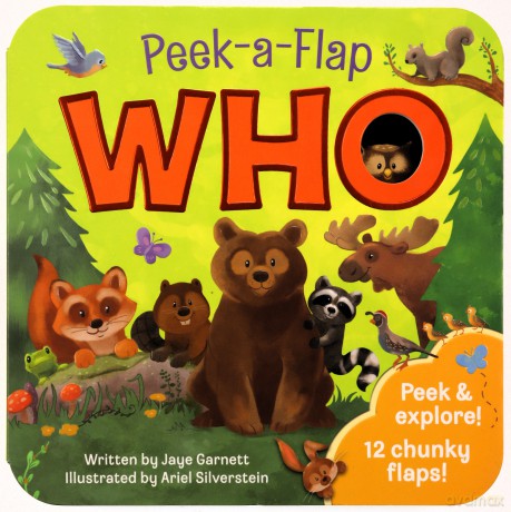 Who: Peek a Flap Childrens Board Book - Jaye Garnett [KSIĄŻKA]