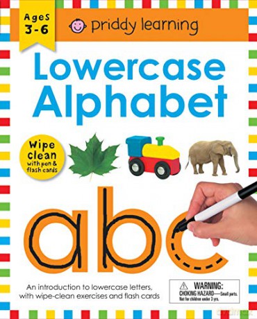 Wipe Clean Workbook: Lowercase Alphabet - Roger Priddy [KSIĄŻKA]