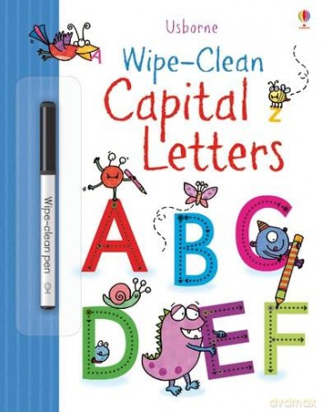 Wipe-Clean Capital Letters - Jessica Greenwell [KSIĄŻKA]