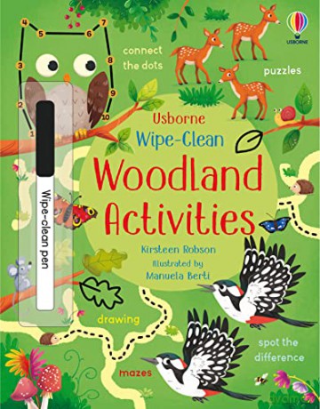 Wipe-Clean Woodland Activities - Kirsteen Robson [KSIĄŻKA]