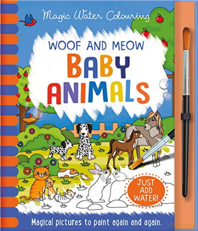 Woof and Meow - Baby Animals, Mess Free Activity Book - Imagine That [KSIĄŻKA]