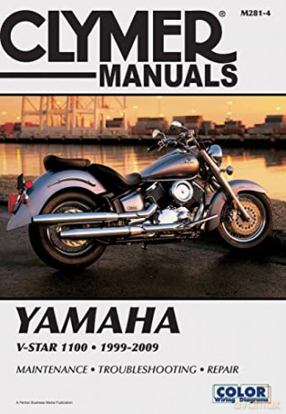 Yamaha V-Star 1100 Series Motorcycle - Haynes [KSIĄŻKA]