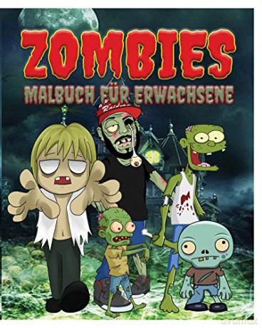Zombies Malbuch Fur Erwachsene - Jason Potash [KSIĄŻKA]