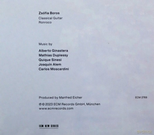 Zsofia Boros: El Ultimo Aliento [CD]