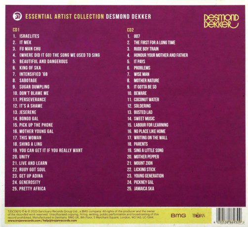 Desmond Dekker: Essential Artist Collection: Desmond Dekker [CD]