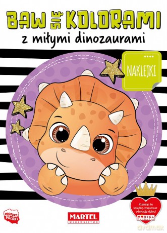 Baw się kolorami z miłymi dinozaurami - Katarzyna Salamon [KSIĄŻKA]