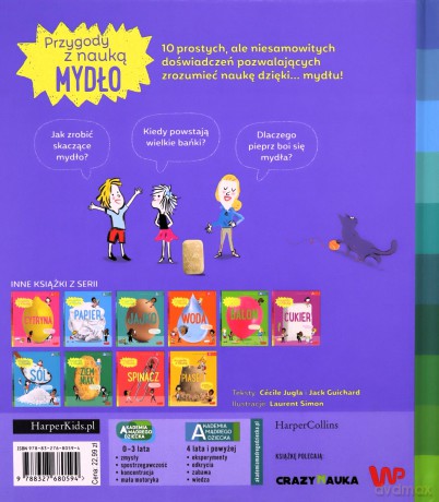 Mydło. Akademia mądrego dziecka. Przygody z nauką - Cécile Jugla, Jack Guichard [KSIĄŻKA]
