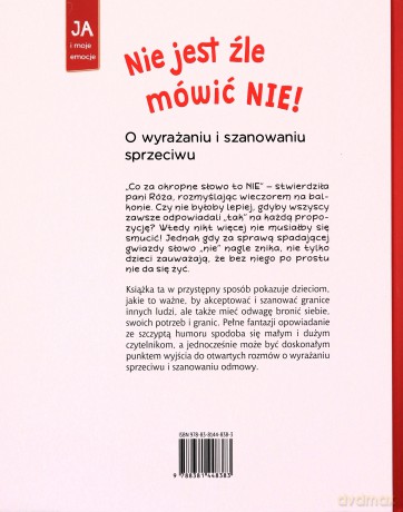 Nie jest źle mówić NIE! O wyrażaniu i szanowaniu sprzeciwu - Dagmar Geisler [KSIĄŻKA]