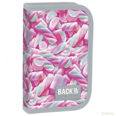 Piórnik 1-komorowy z wyposażeniem BACKUP 5 model SW23 kolorowe pianki