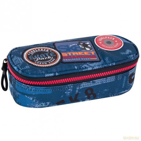 Piórnik owalny Coolpack Campus black