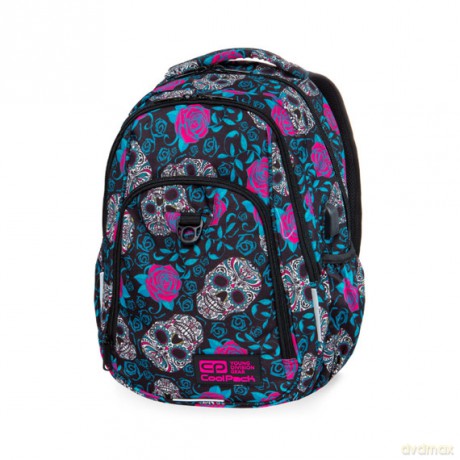 Plecak 2-komorowy Coolpack strike L skulls&roses