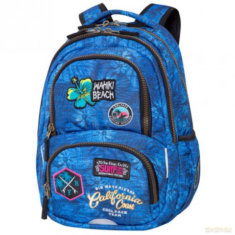 Plecak 3-komorowy Coolpack Spiner blue