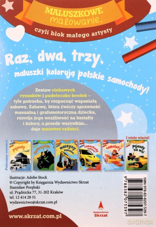 Polskie samochody. Maluszkowe malowanie [KSIĄŻKA]