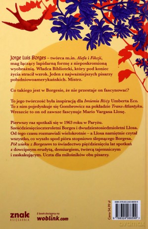 Pół wieku z Borgesem. Niezwykłe spotkania gigantów literatury - Mario Vargas Llosa [KSIĄŻKA]