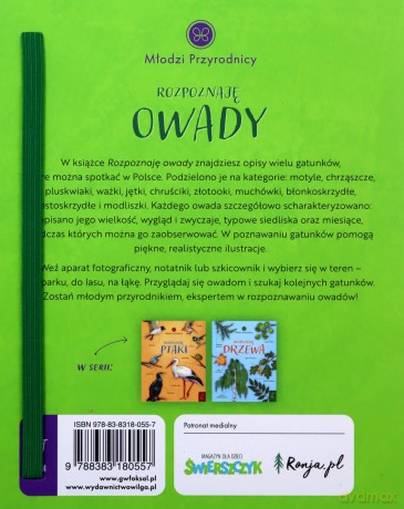 Rozpoznaję owady. Młodzi przyrodnicy - Patrycja Zarawska [KSIĄŻKA]