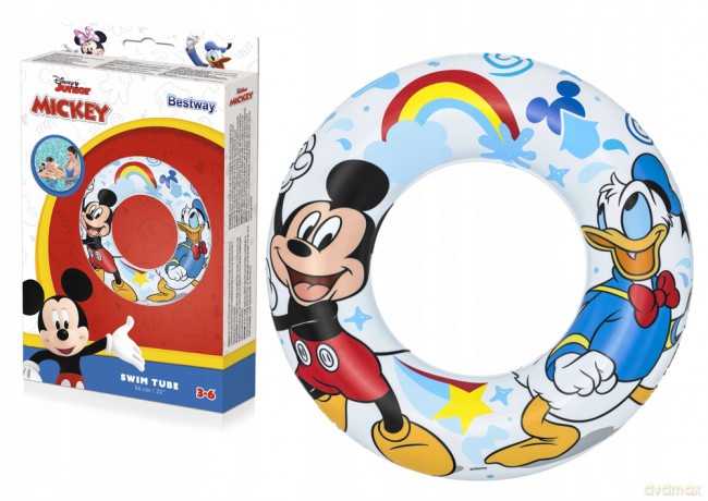 Koło do pływania Disney Mickey i Przyjaciele 56 cm