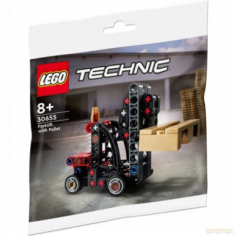 LEGO Technic Wózek widłowy z paletą (30655) [KLOCKI]