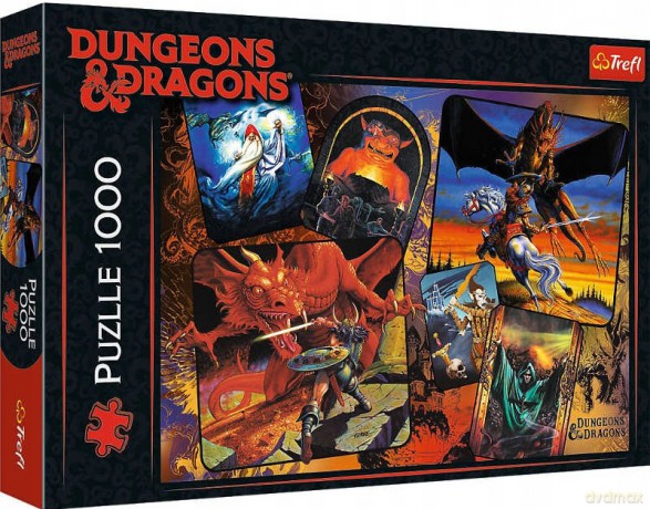 TREFL 1000 el. Początki Dungeons Dragons [PUZZLE]