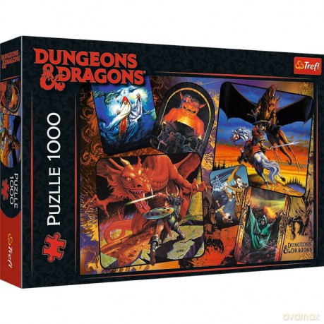 TREFL 1000 el. Początki Dungeons Dragons [PUZZLE]