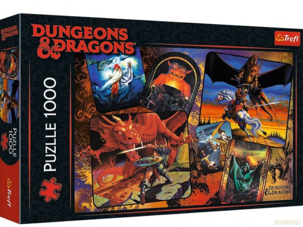 TREFL 1000 el. Początki Dungeons Dragons [PUZZLE]