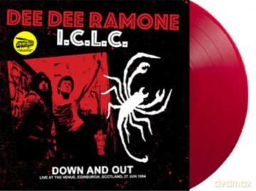 Dee Dee Ramone I.C.L.C.: Down And Out: Live At The Venue. Edinburgh. Scotland. 27 Jun 1994 - Fm Broadcast (Red) [Winyl]