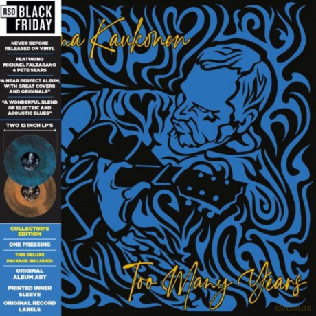 Jorma Kaukonen: Too Many Years... (Marble Blue/White) [Winyl]