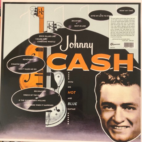 Johnny Cash: With His Hot And Blue Guitar (Clear) [Winyl]
