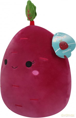 Squishmallows fioletowy burak Claudia, Plusz, 13 cm