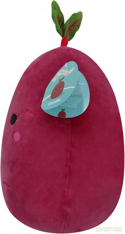 Squishmallows fioletowy burak Claudia, Plusz, 13 cm