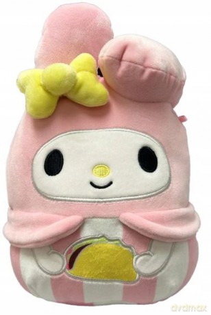Squishmallows Hello Kitty My Melody, Plusz, 20 cm