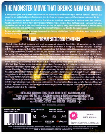 Tremors (Wstrząsy) (steelbook) [Blu-Ray 4K]