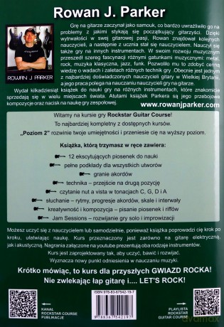 Rockstar Guitar Course - poziom 2 - Rowan J. Parker [KSIĄŻKA]