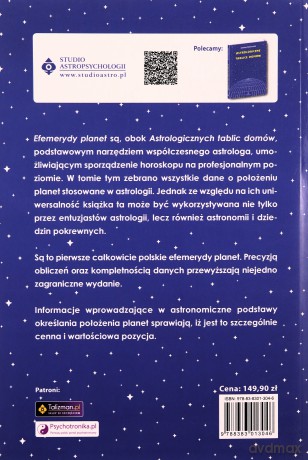 Efemerydy planet 1950-2050 - Janusz Nawrocki [KSIĄŻKA]
