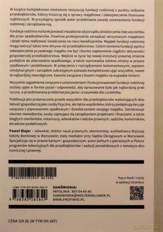 Fundacja rodzinna. Pytania i odpowiedzi - Paweł Blajer [KSIĄŻKA]