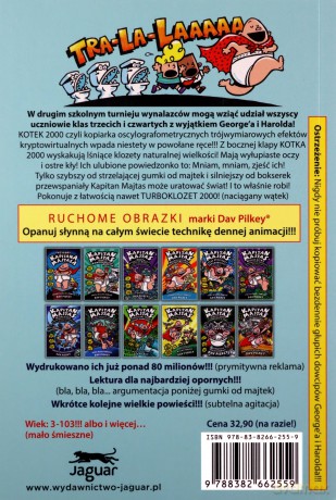 Kapitan Majtas. Inwazja krwiożerczych klozetów - Pilkey Dav [KSIĄŻKA]