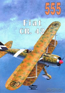 NR 555 Fiat CR. 42 - Janusz Ledwoch [KSIĄŻKA]