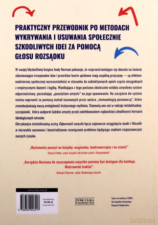 Odporność umysłu. Zakaźne idee, pasożyty umysłu i poszukiwanie lepszych sposobów myślenia - Andy Norman [KSIĄŻKA]