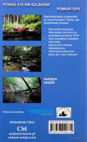 Parsęta, Radew, Przewodnik kajakowy - Jakub Jagiełło [KSIĄŻKA]
