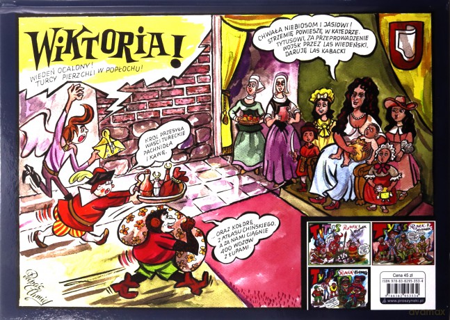 Tytus, Romek i A'Tomek w Odsieczy Wiedeńskiej 1683 roku z wyobraźni Papcia Chmiela narysowani - Jerzy Chmielewski Hanery [KOMIKS]