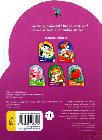 Wykrojnik. Mała owieczka - Urszula Kozłowska [KSIĄŻKA]