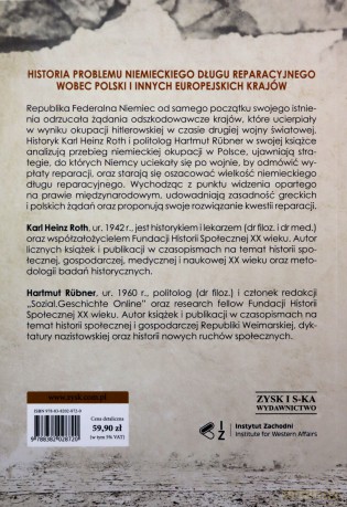 Wyparte, odroczone, odrzucone. Niemiecki dług reparacyjny wobec Polski i Europy - Heinz Roth Karl, Rubner Hartmut [KSIĄŻKA]