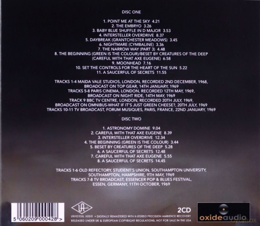 Pink Floyd: Audio Archives 1969 [2CD]
