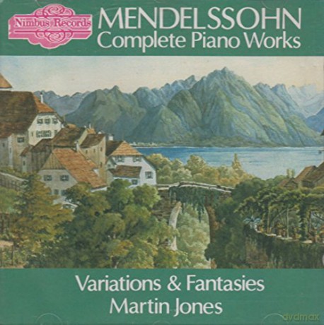 Martin Jones: Complete Piano Works, Variations And Fantasies [CD]