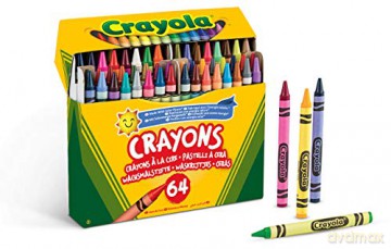 Crayola Waskrijtjes 64st.: Crayola Waskrijtjes, 64 szt