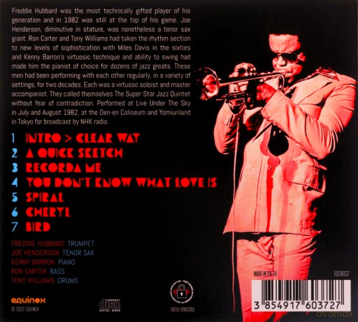 Freddie Hubbard Quintet: Live Under The Sky, Tokyo, 1982 [CD]