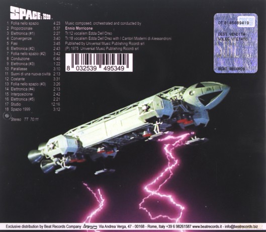 Ennio Morricone: Space: 1999 [CD]