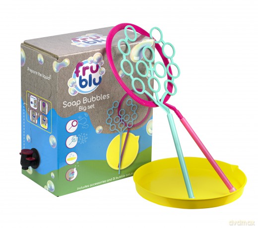 Bańki Fru Blu Eco 3L + akcesoria (obręcz, drzewko, talerz) DKF 0169