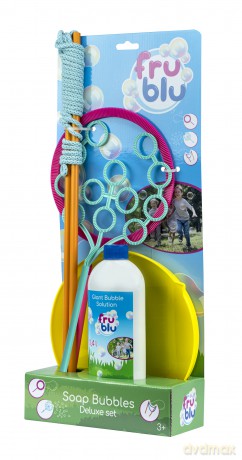 Bańki Fru Blu Zestaw deluxe + płyn 0,4L DKF 0156