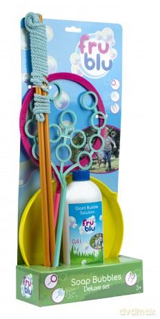 Bańki Fru Blu Zestaw deluxe + płyn 0,4L DKF 0156